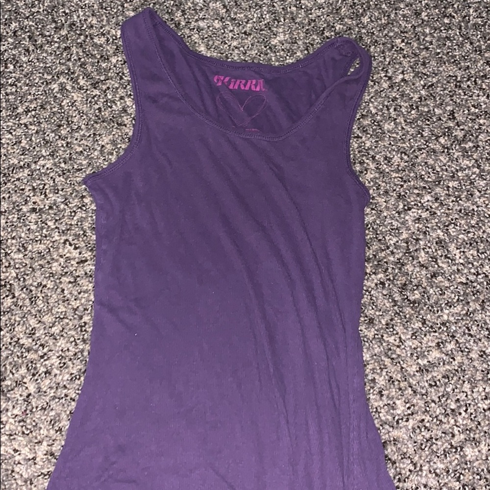 Purple tank
